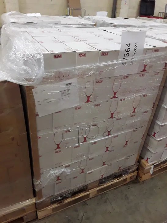 PALLET OF APPROXIMATELY 210 BOXES CONTAINING 6 RASTAL AVIERO 300ML GOBLETS  