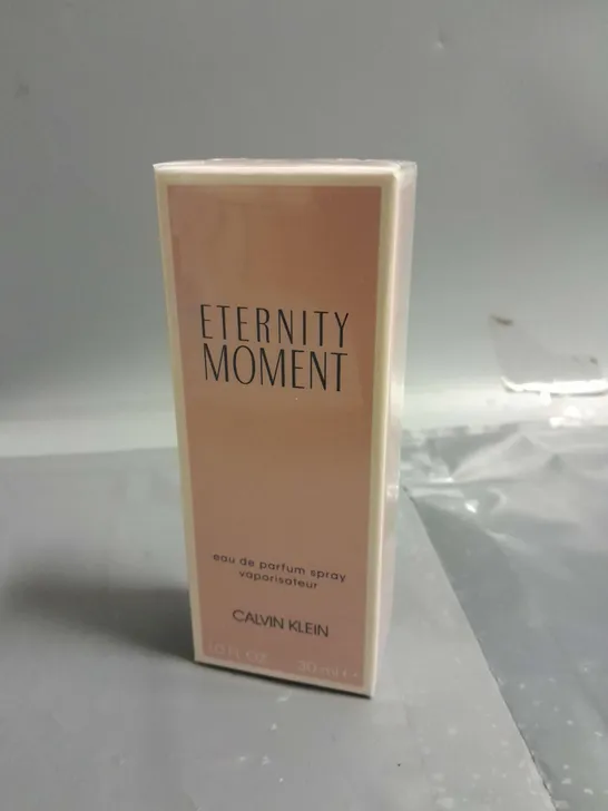 BOXED AND SEALED ETERNITY MOMENT EAU DE PARFUM CALVIN KLEIN 30ML