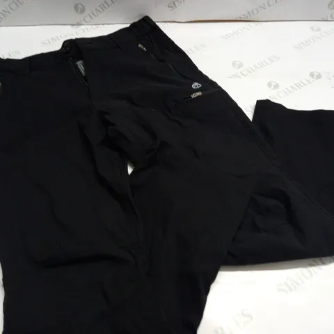 CRAGHOPPERS BLACK TROUSERS - 32" S