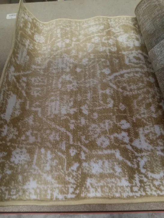 DAZZLE GOLD/WHITE RUG 2'3"X 3'11"