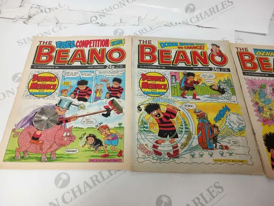 COLLECTION OF ASSORTED BEANO COMICS FROM 1989