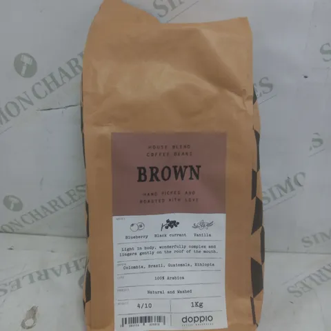 BROWN HOUSE BLEND COFFEE BEANS 1KG