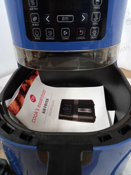 COOK'S ESSENTIALS 4.0L AIR FRYER - SAPPHIRE