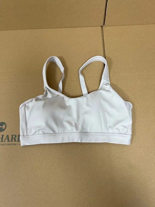 GYMSHARK WOMENS SIZE SMALL SPORT BRA IN STONE COLOUR