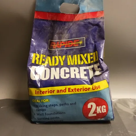 LOT OF 6 RAPIDE READY MIXED CONCRETE 2KG PER BAG