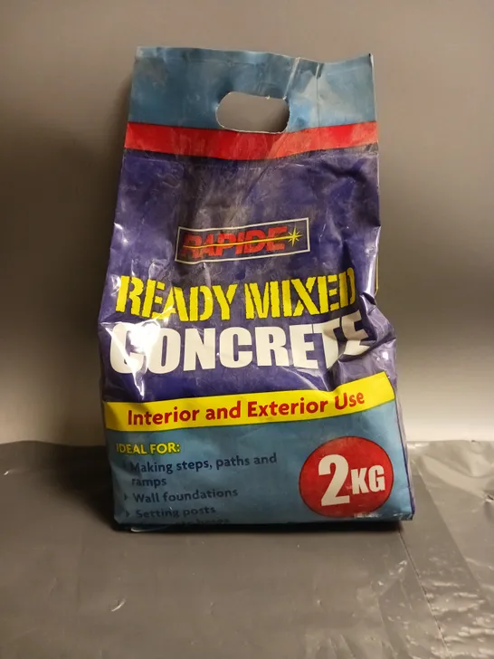 LOT OF 6 RAPIDE READY MIXED CONCRETE 2KG PER BAG