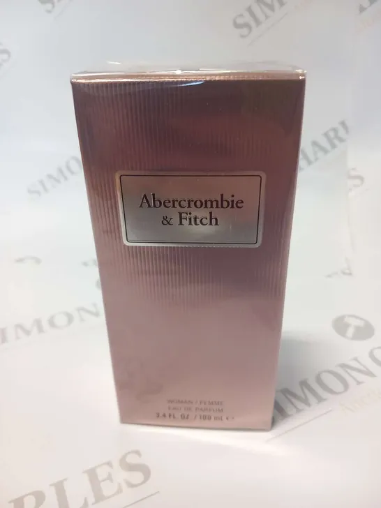 BOXED AND SEALED ABERCROMBIE AND FITCH EAU DE PARFUM 100ML