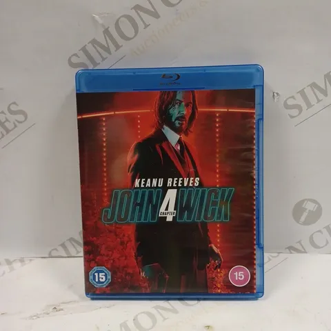 BOXED KEANU REEVES JOHN WICK 4 BLU-RAY 