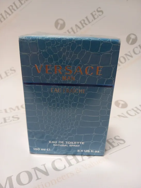 BOXED AND SEALED VERSACE MAN EAU FRAICHE EAU DE TOILETTE 100ML