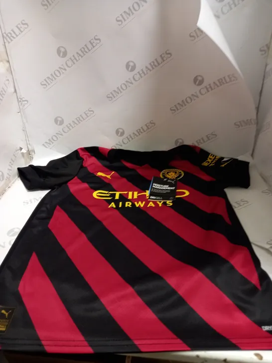 MANCHESTER CITY AWAY SHIRT SIZE 13-14 