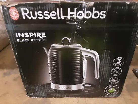 BOXED 1.7L PLASTIC ELECTRIC KETTLE BLACK