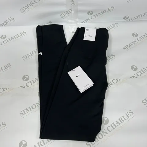 NIKE ONE TIGHT FIT HIGH RISE TRAINING LEGGINGS IN BLACK SIZE XS