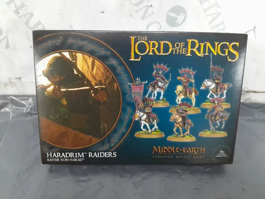 BOXED LORD OF THE RINGS: HARADRIM RAIDERS MINIATURES