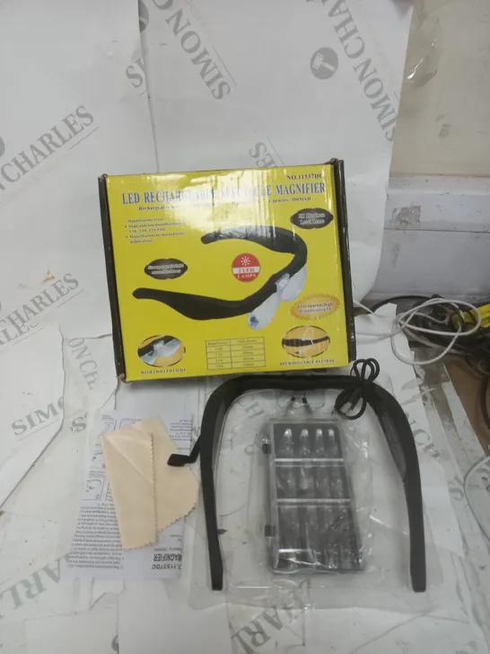 LED RECHARGEABLE SPECTACLE MAGNIFIER