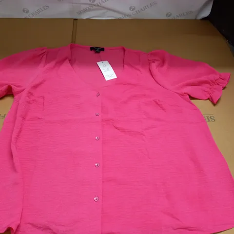 NEW LOOK PINK TOP - UK 18