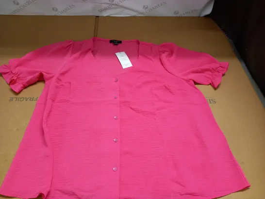 NEW LOOK PINK TOP - UK 18