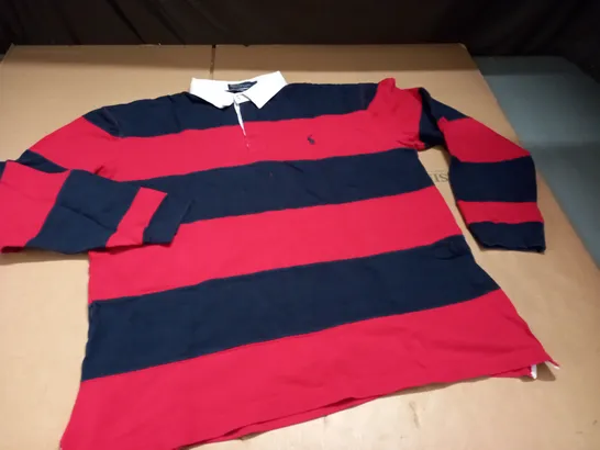 POLO RALPH LAUREN RUGBY SHIRT - L