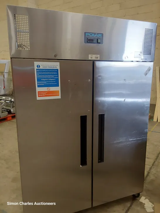 POLAR COMMERCIAL DOUBLE DOOR TALL FRIDGE Model G595