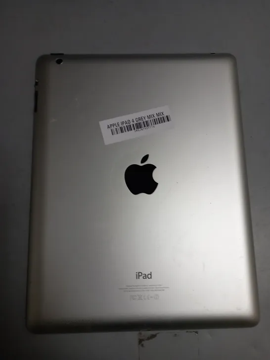 UNBOXED APPLE IPAD 4 GREY