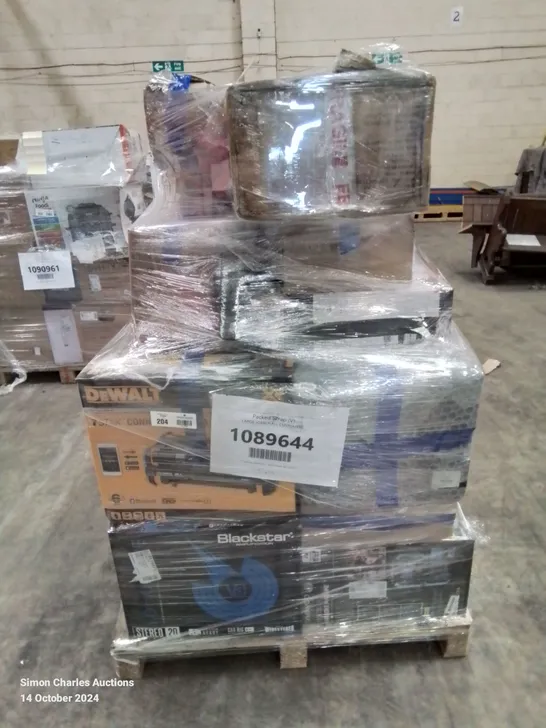 PALLET OF APPROXIMATELY 25 UNPROCESSED RAW RETURN HOUSEHOLD AND ELECTRICAL GOODS TO INCLUDE;