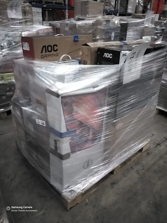 PALLET OF APPROXIMATELY 19 ASSORTED MONITORS INCLUDING