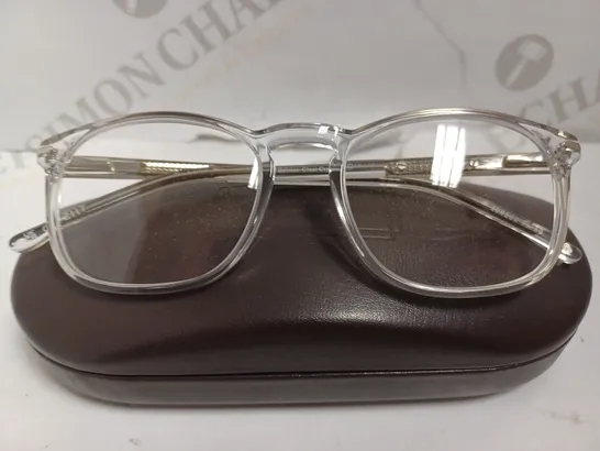 LONDON RETRO BELSIZE CLEAR CRYSTAL PRESCRIPTION GLASSES