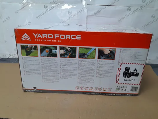 BOXED YARD FORCE IFLEX 12V MOWER & GRASS TRIMMER 