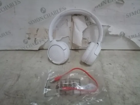 BOXED JBL WIRELESS HEADPHONES - WHITE