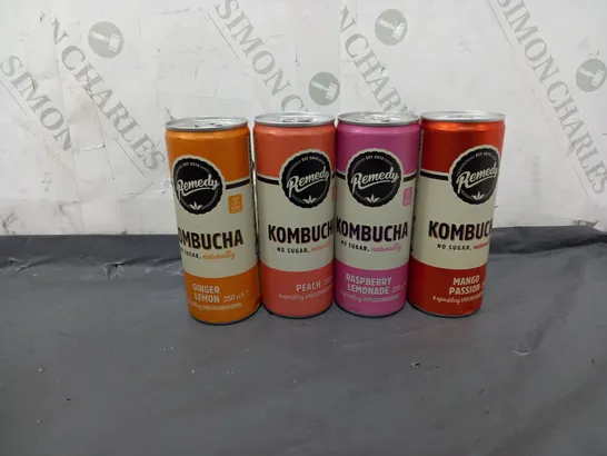 REMEDY KOMBUCHA 250ML CAN IN VARIOUS FLAVOURS 