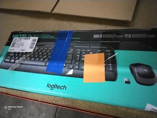 LOGITECH MK330 WIRELESS COMBO WITH MEDIA SHORTCUTS 