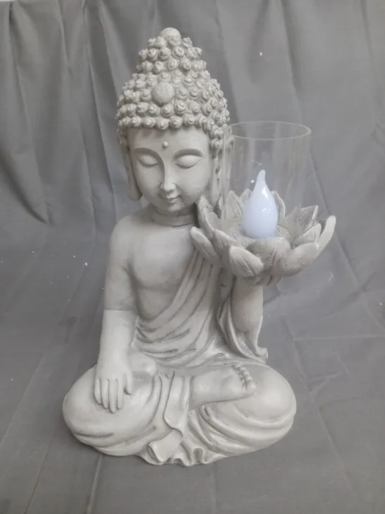 GARDEN REFLECTIONS BUDDHA SOLAR LIGHT