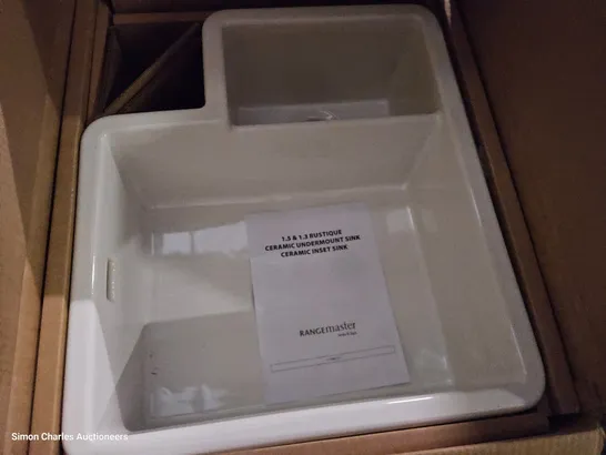 BOXED RANGEMASTER 1.3 BOWL CERAMIC SINK