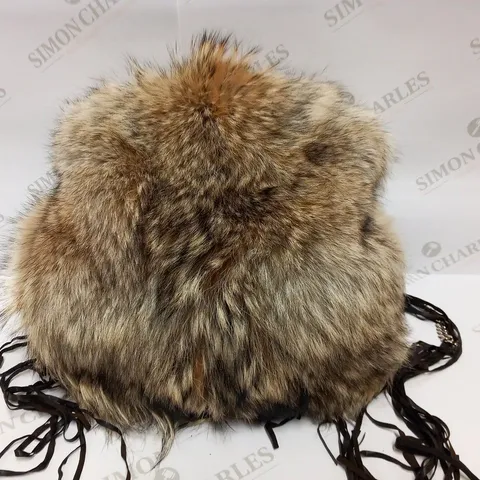 CHRISTIAN LOUBOUTIN FUR EFFECT HAND BAG