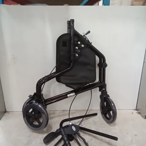 BOXED TRI WHEEL WALKER - BLACK