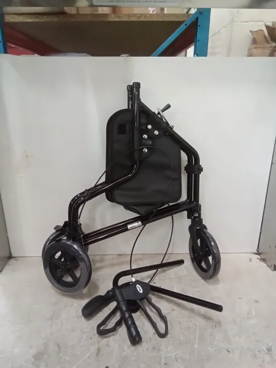 BOXED TRI WHEEL WALKER - BLACK