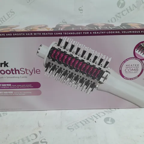 BOXED SHARK SMOOTHSTYLE HOT BRUSH & SMOOTHING COMB