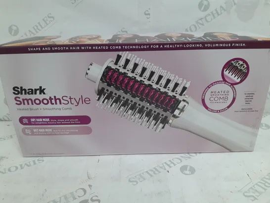 BOXED SHARK SMOOTHSTYLE HOT BRUSH & SMOOTHING COMB