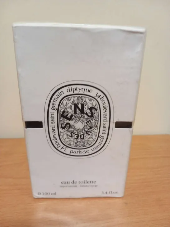 BOXED AND SEALED DIPTYQUE SENS EAU DES PARIS 5E EAU DE TOILETTE 100ML