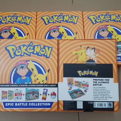 LOT OF 5 BRAND NEW POKEMON EPIC BATTLE COLLECTION SETS