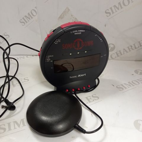SONIC BOMB SBB500SS LOUD ALARM CLOCK WITH BED SHAKER