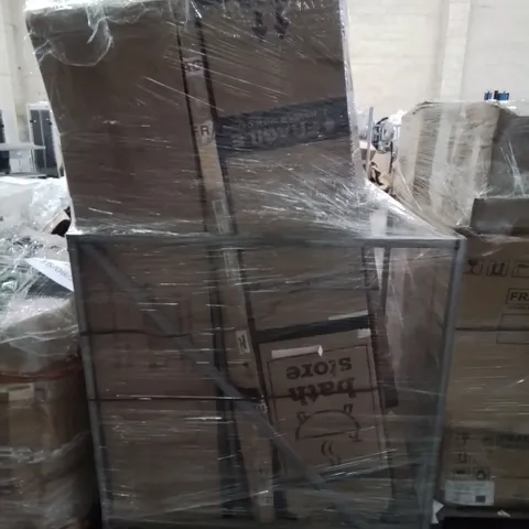 PALLET CONTAINING APPROXIMATELY 18 BATHSTORE SHOWER ENCLOSURE GLASS SCREENS