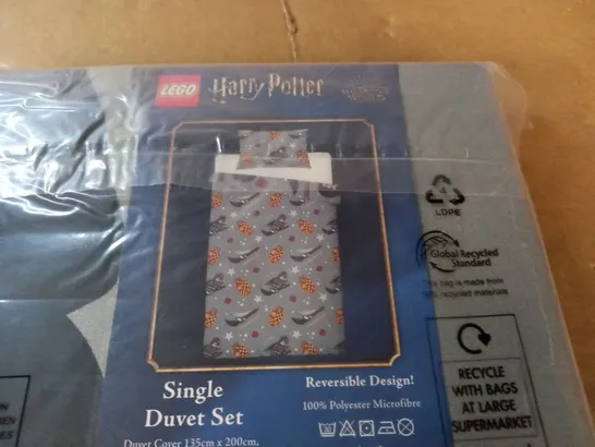 LEGO HARRY POTTER SINGLE DUVET SET