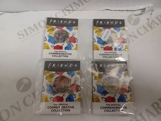 BOX OF APPROX 8 F.R.I.E.N.D.S COLLECTABLE COINS