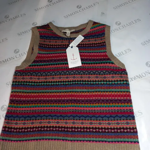 SEASALT CORNWALL PERCELLA COVE VEST SIZE 10 