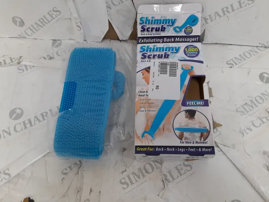 SHIMMY SCRUB EXFOLIATING BACK MASSAGER 