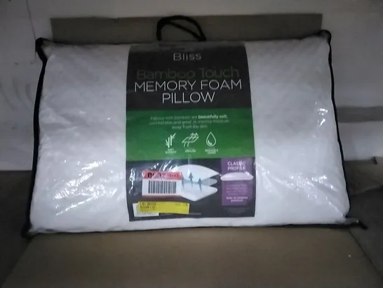 BAGGED SNUGGLEDOWN BLISSFUL BAMBOO MEMORY FOAM PILLOW (1 ITEM)