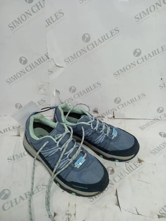 UNBOXED SKECHERS TREGO LOOKOUT POINT WATERPROOF HIKER SHOES, SLATE - SIZE 5.5