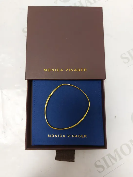 MONICA VINADER NURA REEF BANGLE 18CT GOLD VERMEIL