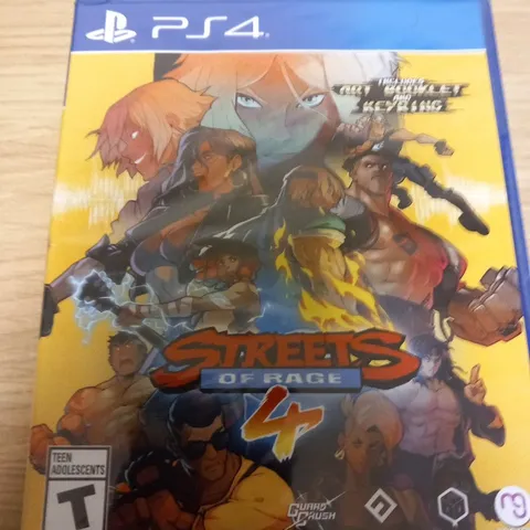 PLAYSTATION 4 STREETS OF RAGE 4