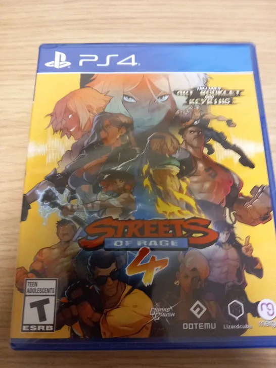 PLAYSTATION 4 STREETS OF RAGE 4